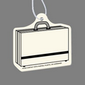 Paper Air Freshener - Stock Briefcase Tag W/ Tab